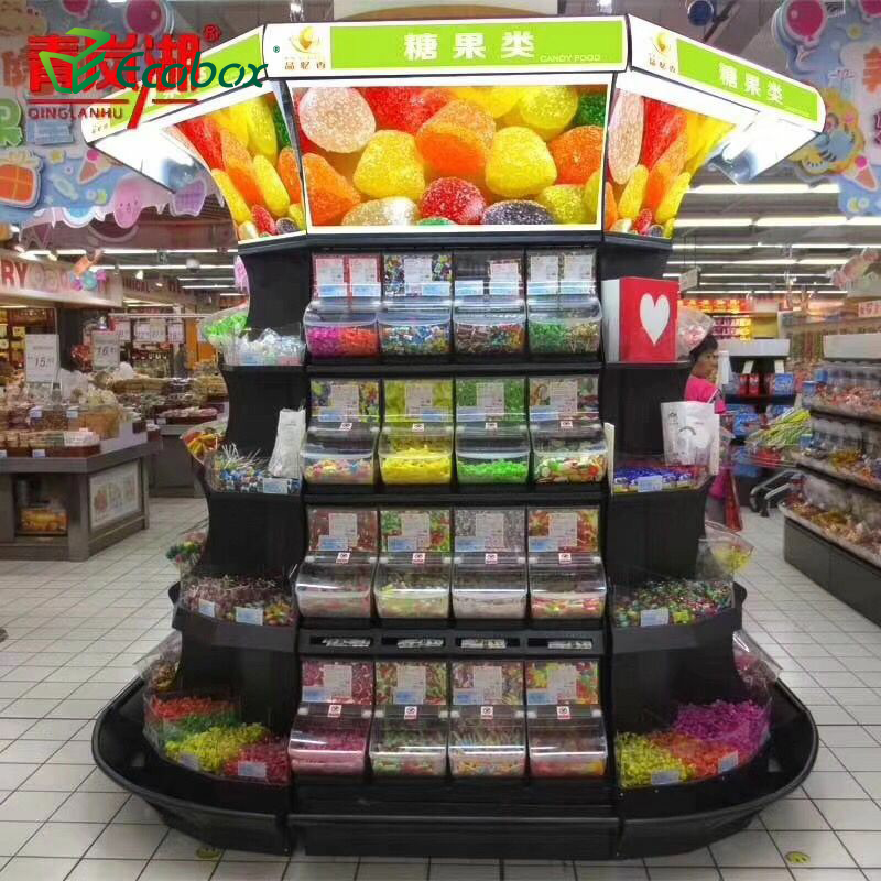TG-012 présentoir d'aliments en vrac de supermarché de style nouveau
