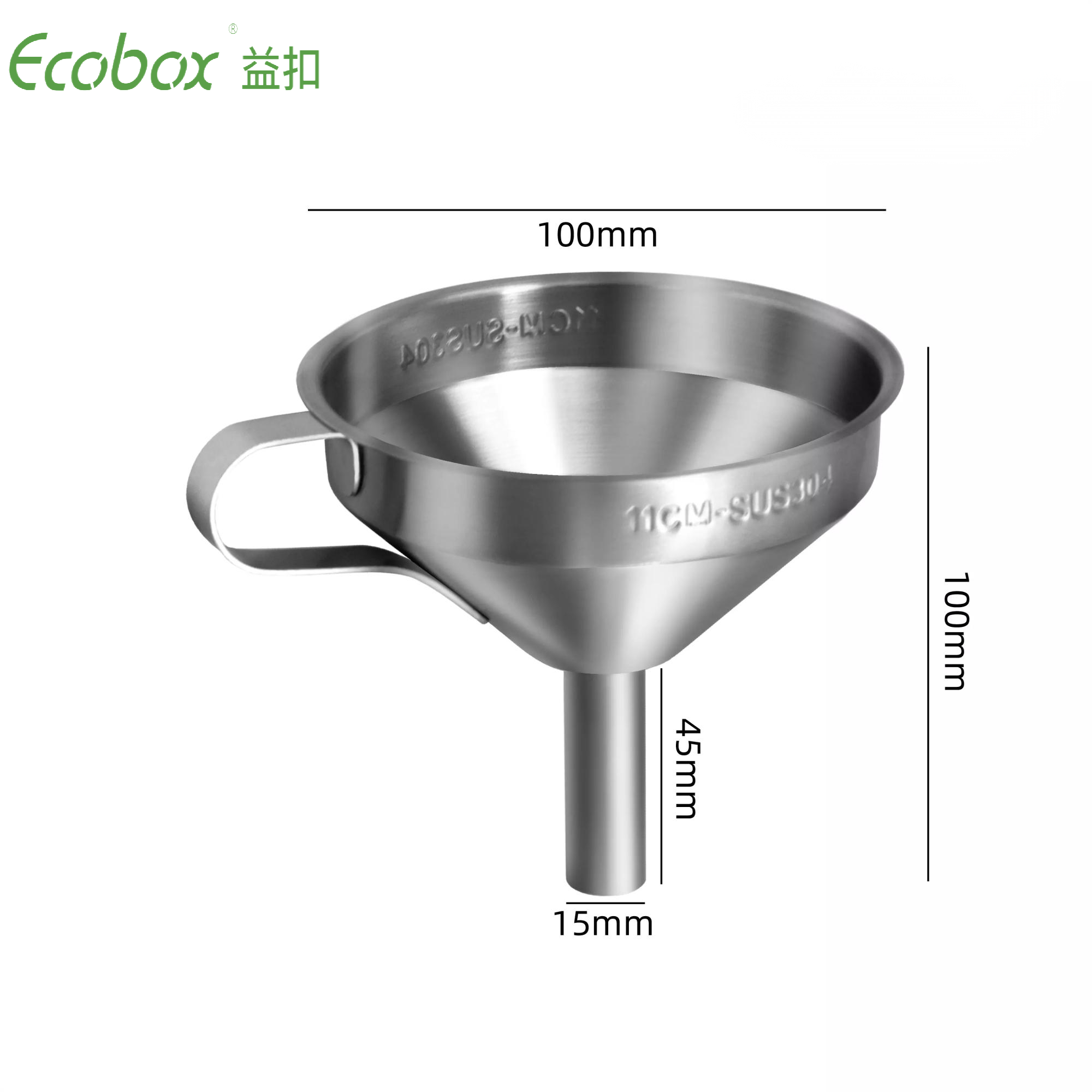 WC200 304 tambour d'huile en acier inoxydable ou distributeur de liquide